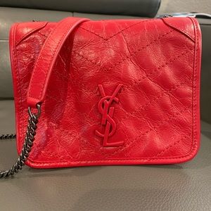 Brand new YSL Saint Laurent Niki Wallet on Chain